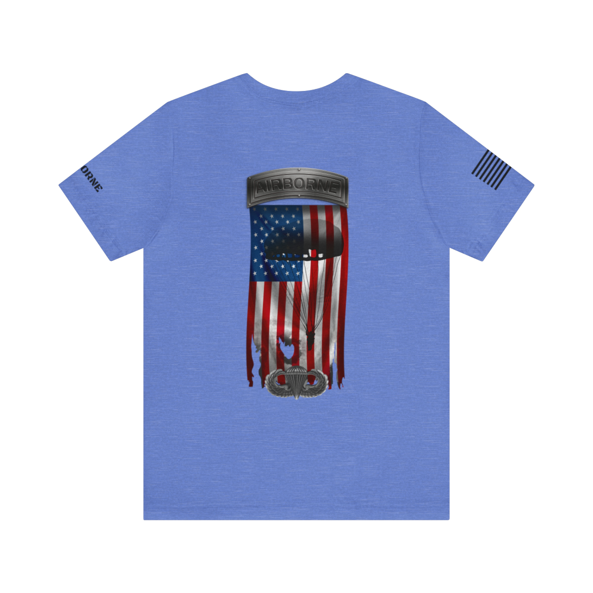 Airborne T-Shirt: US Flag & Wings | Airborne Stickers